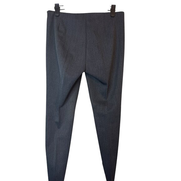 Theory Size 2 Wool Blend Slim-Fit Trousers Dark Gray - Picture 6 of 16